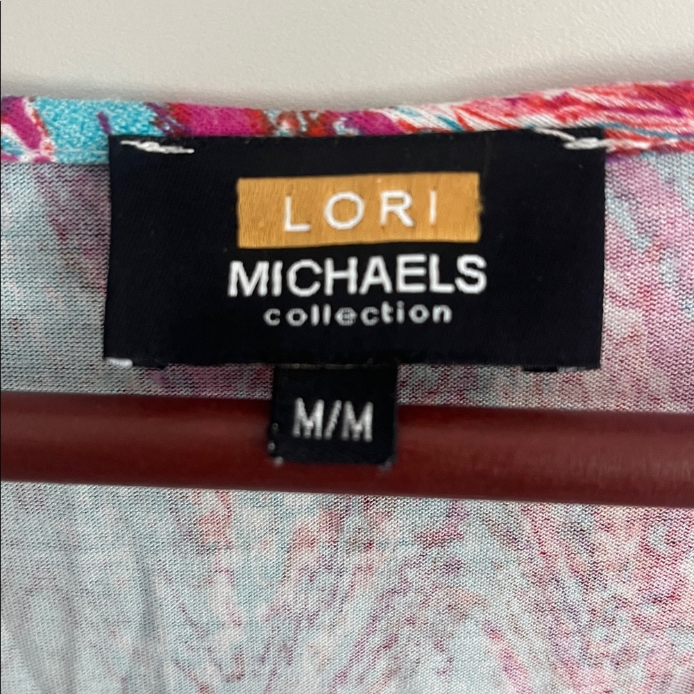 Michaels Multicolor Patterned Top - M - Picture 2 of 5